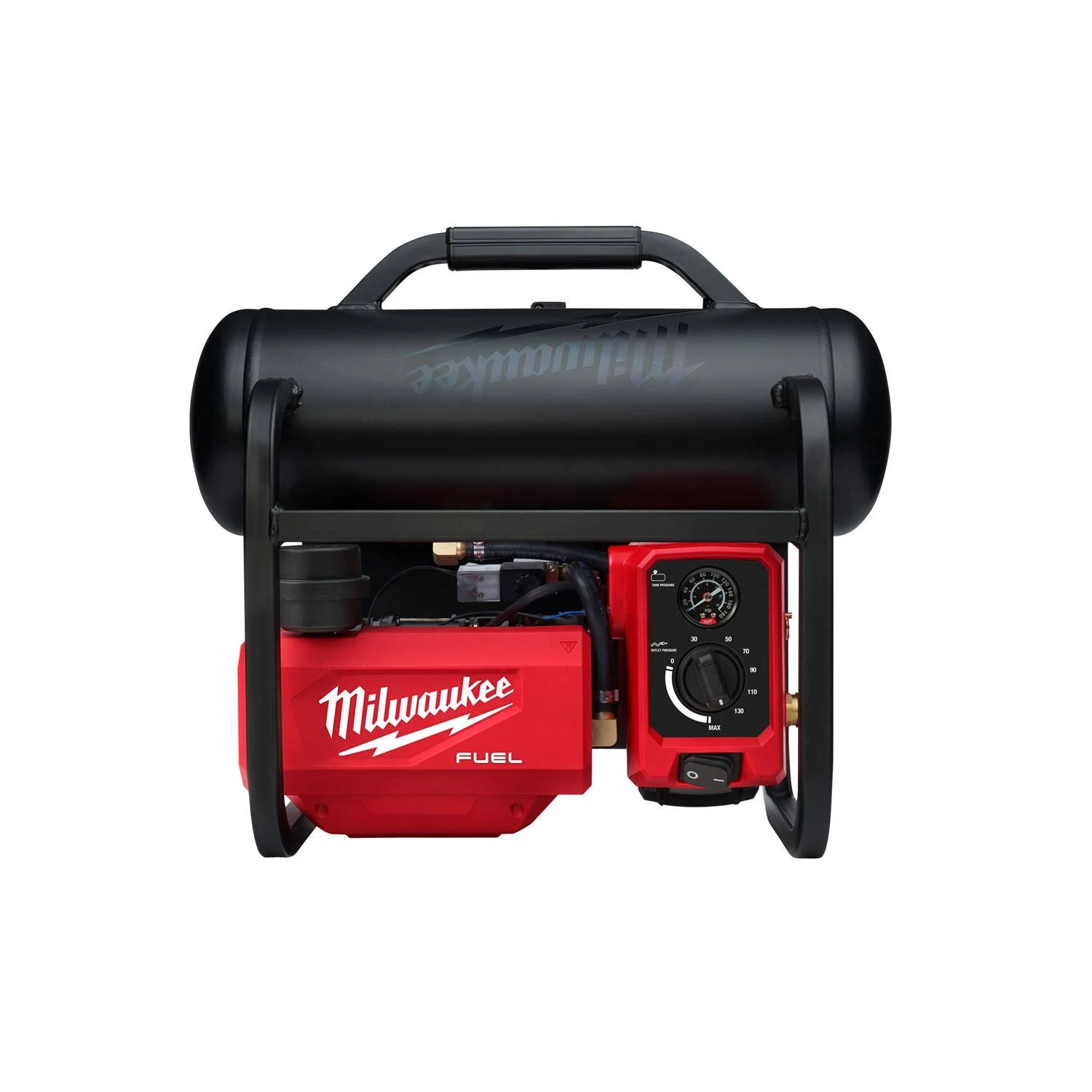 Milwaukee M18 Fuel 18-Volt 2 gal. 135 PSI Lithium-Ion Brushless Cordless Electric Compact Air Compressor with Free 5.0 Ah Battery 2840-20-48-11-1850