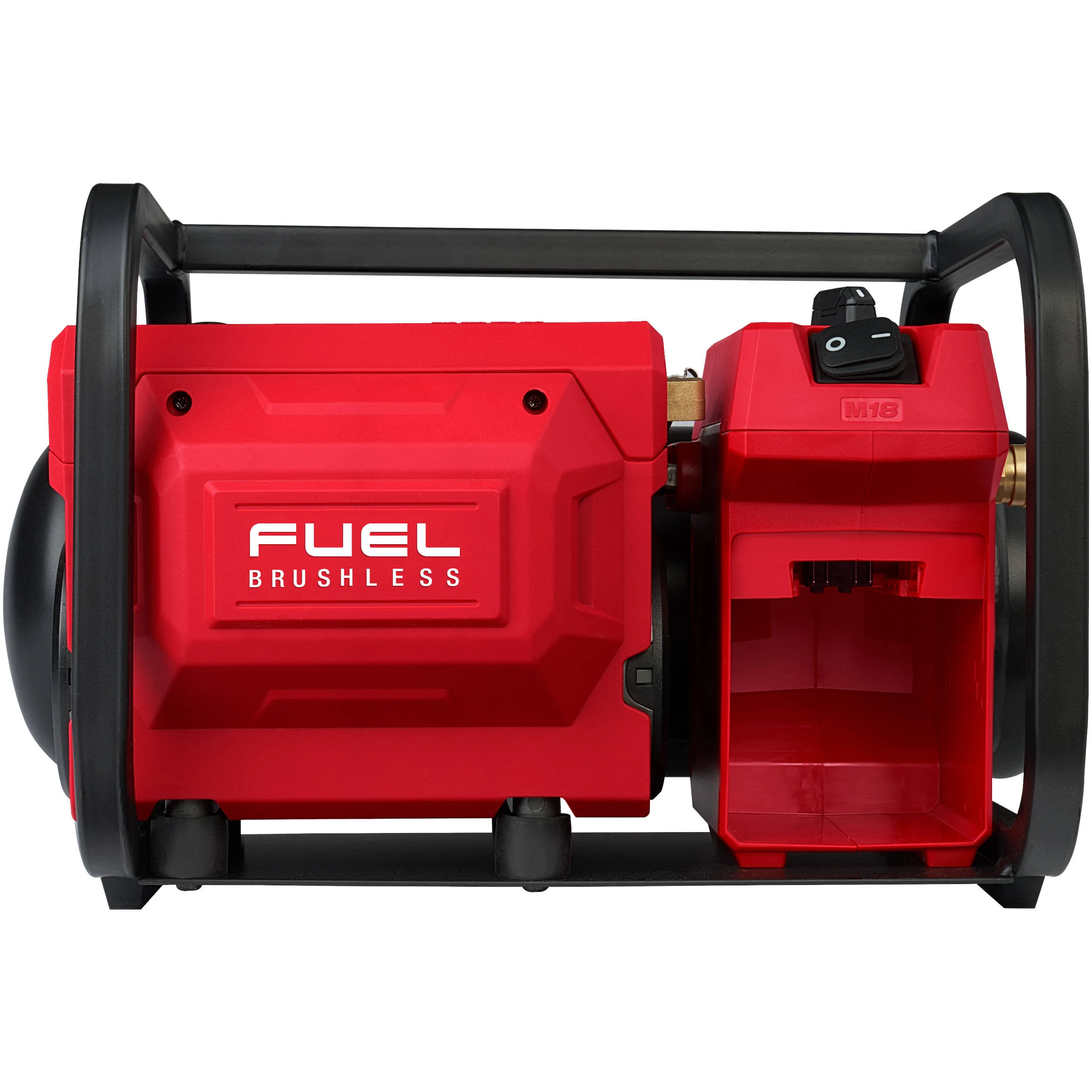 Milwaukee M18 Fuel 18-Volt 2 gal. 135 PSI Lithium-Ion Brushless Cordless Electric Compact Air Compressor with Free 5.0 Ah Battery 2840-20-48-11-1850