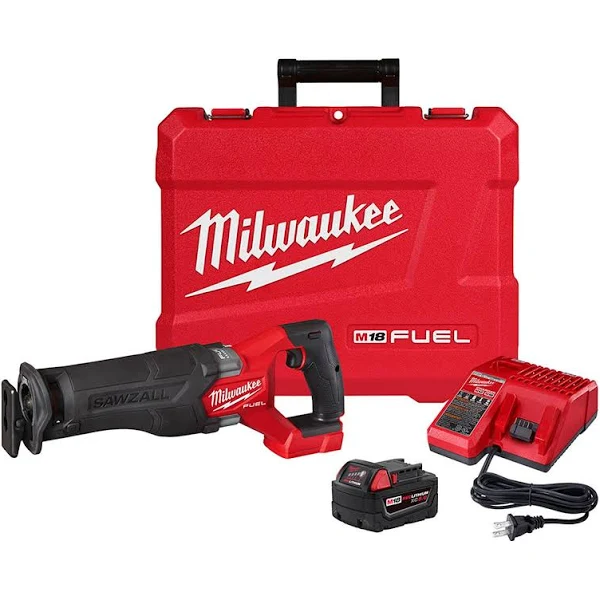 Milwaukee 2821-21 M18 Fuel Sawzall Reciprocating Saw Kit