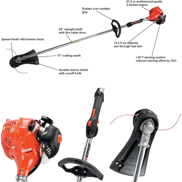 Echo SRM-225 21.2cc Straight Shaft Gas Trimmer