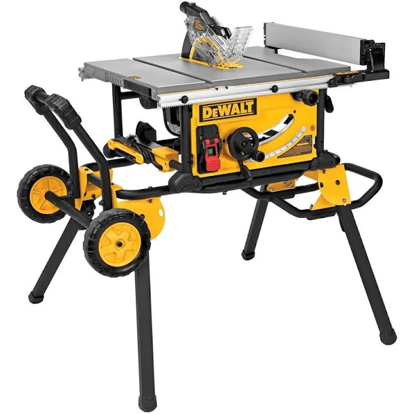 DeWalt DWE7491RS 10″ Jobsite Table Saw & Rolling Stand