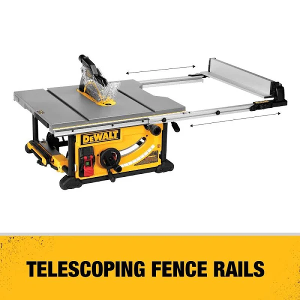 DeWalt DWE7491RS 10″ Jobsite Table Saw & Rolling Stand