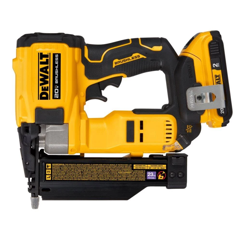 DeWalt 20V Max 23 Gauge Pin Nailer Kit DCN623D1