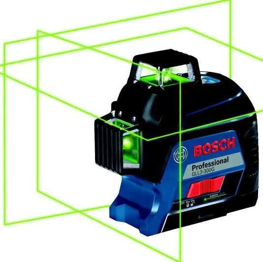 Bosch Green 360-Degree Laser Level Self Leveling Gll3-300g  C Omt