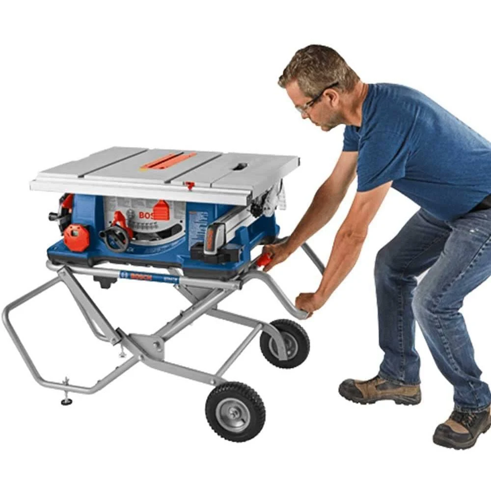 Bosch 4100XC-10 Worksite 10″ Table Saw with Gravity-Rise Wheeled Stand