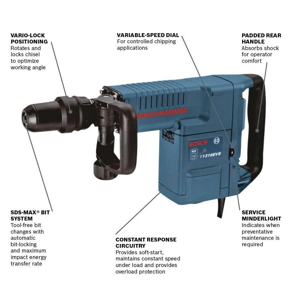 Bosch 11316EVS SDS-Max Demolition Hammer