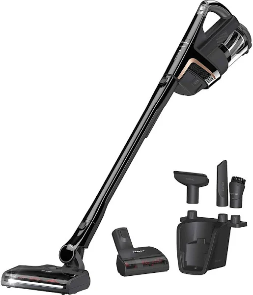 Miele TriFlex HX1 Cat & Dog Battery Powered Bagless Stick Vacuum, Obsidian Black, 4 Pounds