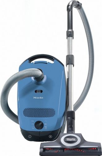 Miele Classic C1 Turbo Team Canister Vacuum Cleaner, Blue