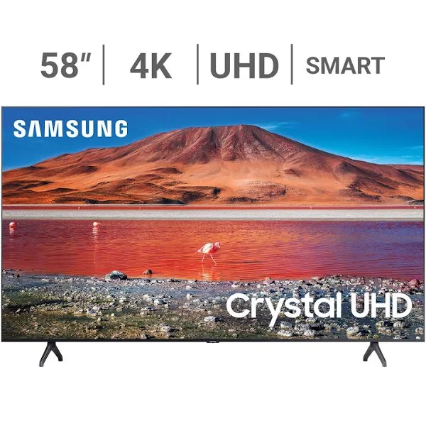 Samsung 58∪ TU700D Crystal UHD 4K UHD Smart TV 每 UN58TU700DFXZA