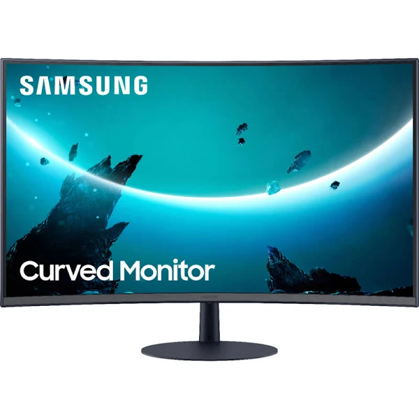 Samsung 每 T55 Series C27T550FDN 27∪ 1000R Curved Monitor