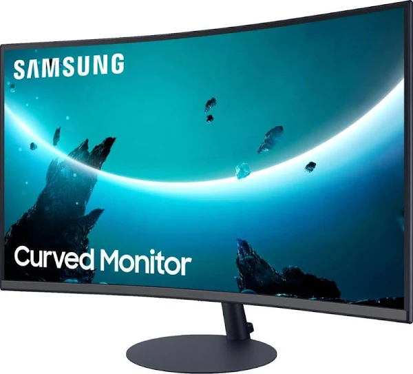 Samsung 每 T55 Series C27T550FDN 27∪ 1000R Curved Monitor