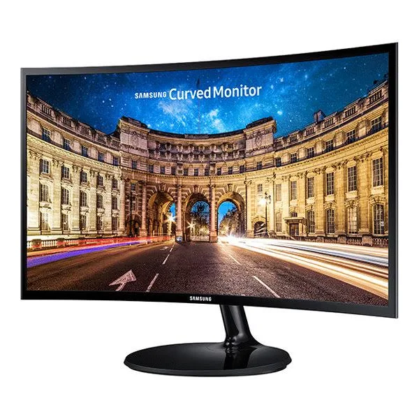 Samsung 每 390 Series 24∪ LED Curved FHD FreeSync Monitor 每 High Glossy Black