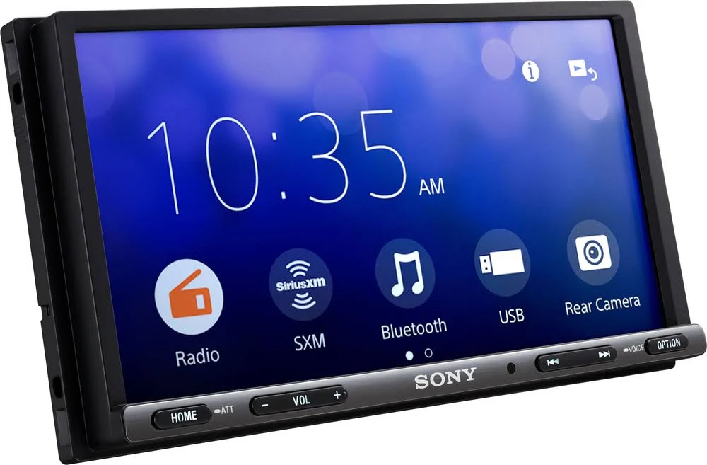 Sony 每 6.95∪ Android Auto and Apple Carplay Bluetooth Digitial Media Receiver 每 BLACK.