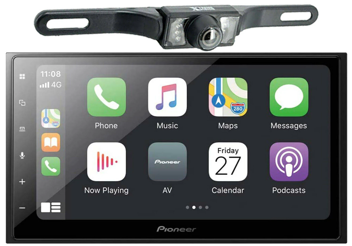 Pioneer Dmh-2600nex 6.8∪ Digital Media Receiver W/carplay+ Rearview