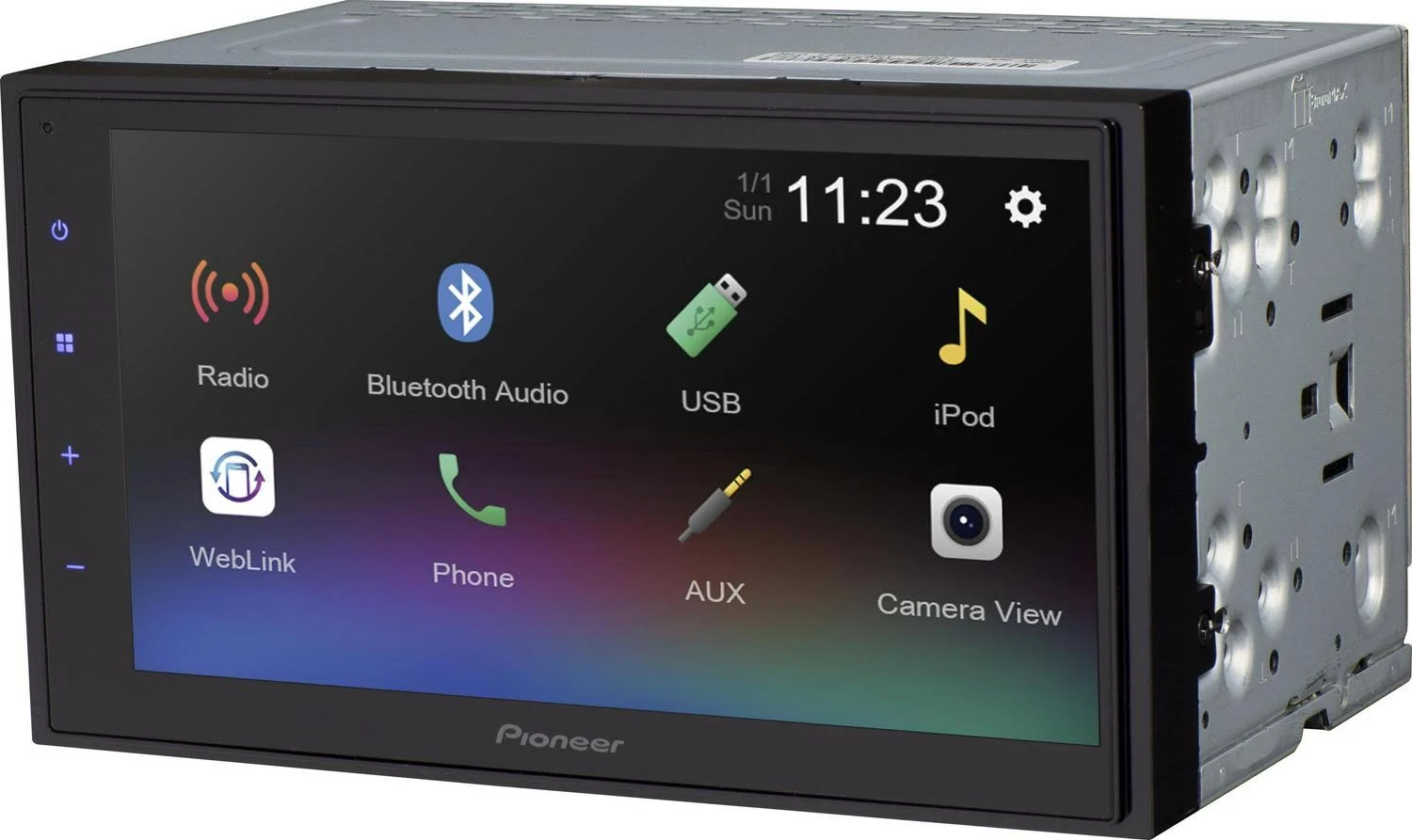 Pioneer DMH-130BT In-Dash Digital Media Receiver with 6.8 inch Touchscreen and Bluetooth,Double Din,Backup Camera Ready