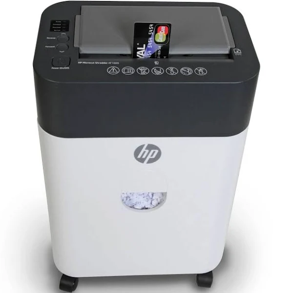 HP AF1009, 100 Sheet Auto FEED, Microcut Paper Shredder