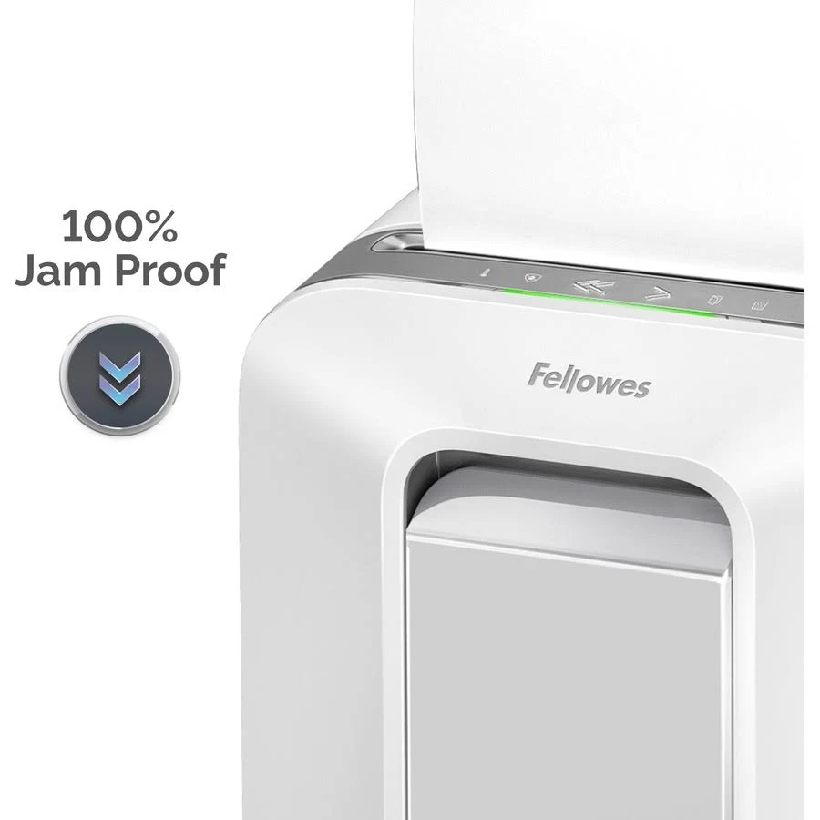 Fellowes Powershred LX200 Micro-Cut Shredder, 12-Sheet Capacity, White