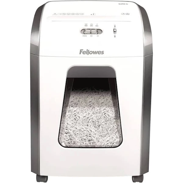 Fellowes Powershred 12-Sheet Cross-Cut Paper Shredder ¨C White