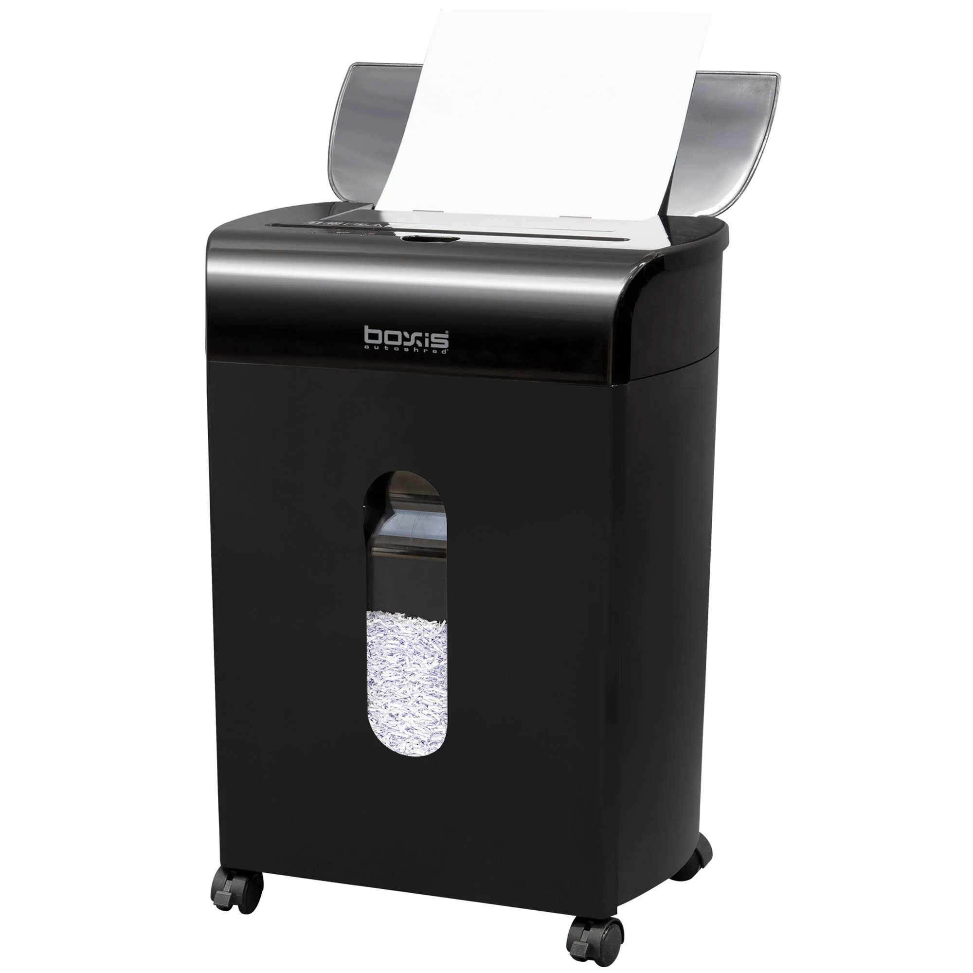 Boxis AF50A AutoShred 50 Sheet Autofeed Microcut Shredder Black