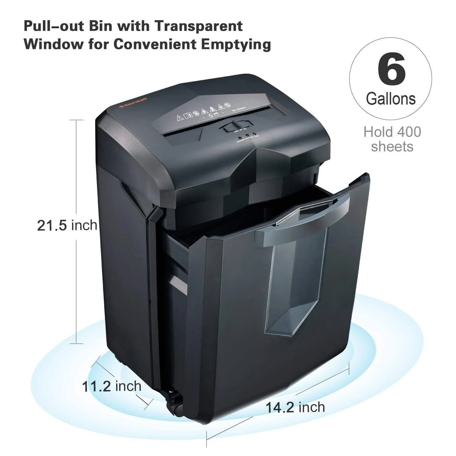 18-Sheet Cross-Cut Paper Shredder C149-c ¨C Bonsaii