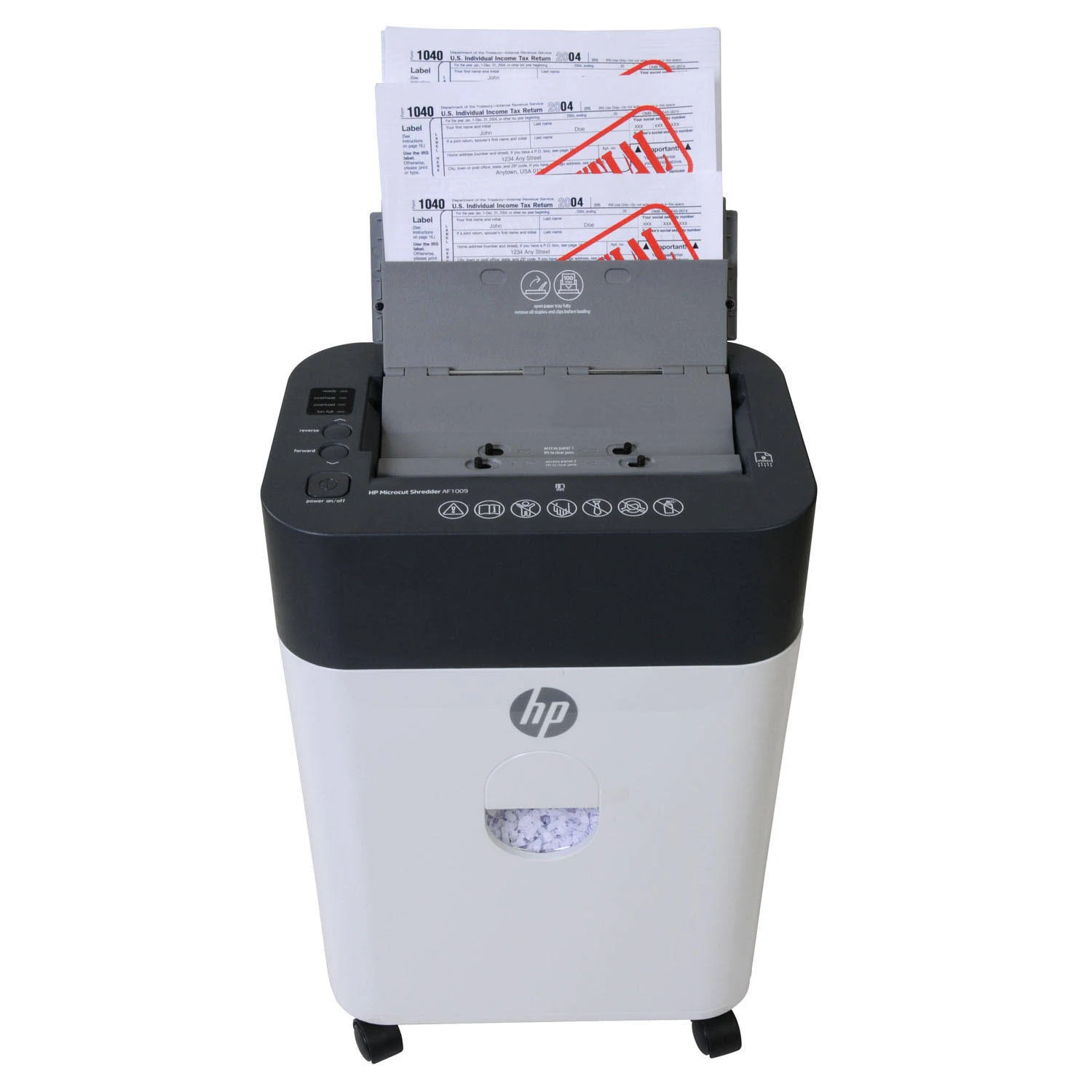 HP AF1009, 100 Sheet Auto FEED, Microcut Paper Shredder