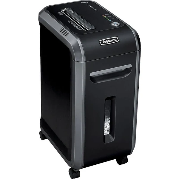 Fellowes Powershred 99Ci Heavy-Duty Cross-Cut Shredder, Black/Grey