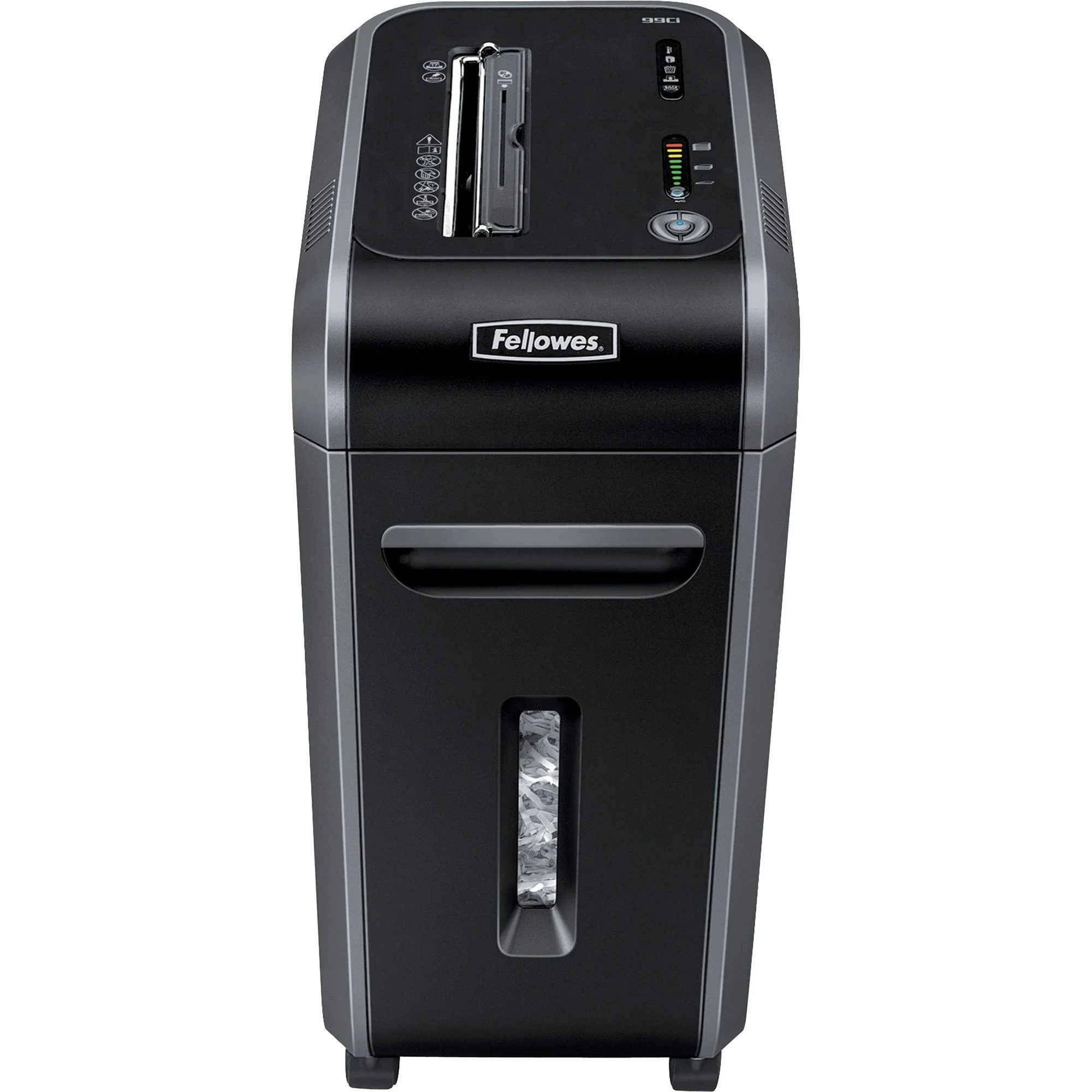 Fellowes Powershred 99Ci Heavy-Duty Cross-Cut Shredder, Black/Grey