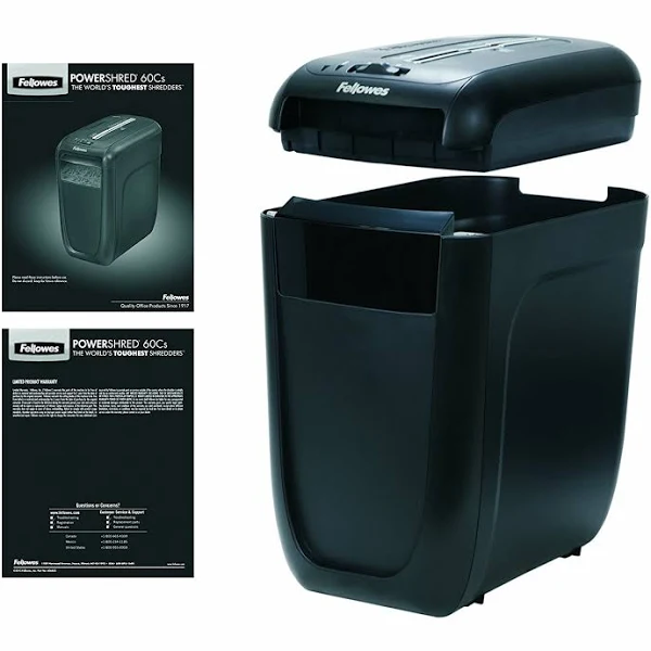 Fellowes Powershred 60Cs 10-Sheet Cross-Cut Shredder