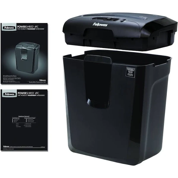 Fellowes Powershred 49c 8 Sheet Cross Cut Shredder