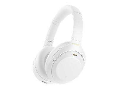 Sony WH-1000XM4 ¨C Headphones with mic ¨C full size ¨C Bluetooth ¨C wireless, wired ¨C NFC ¨C active noise canceling ¨C 3.5 mm jack ¨C silent white