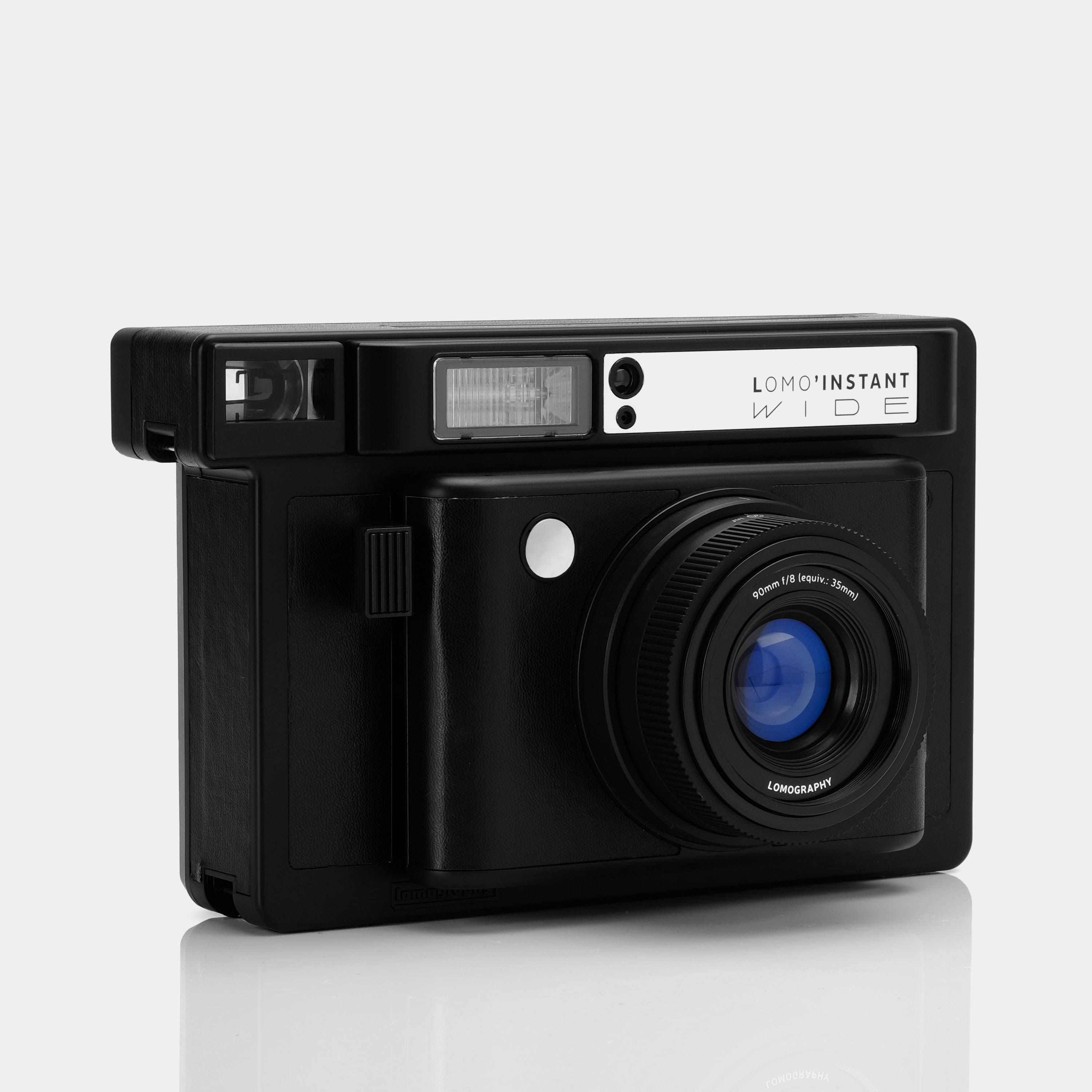 Lomography LomoĄŻInstant Wide Black Camera and Lenses