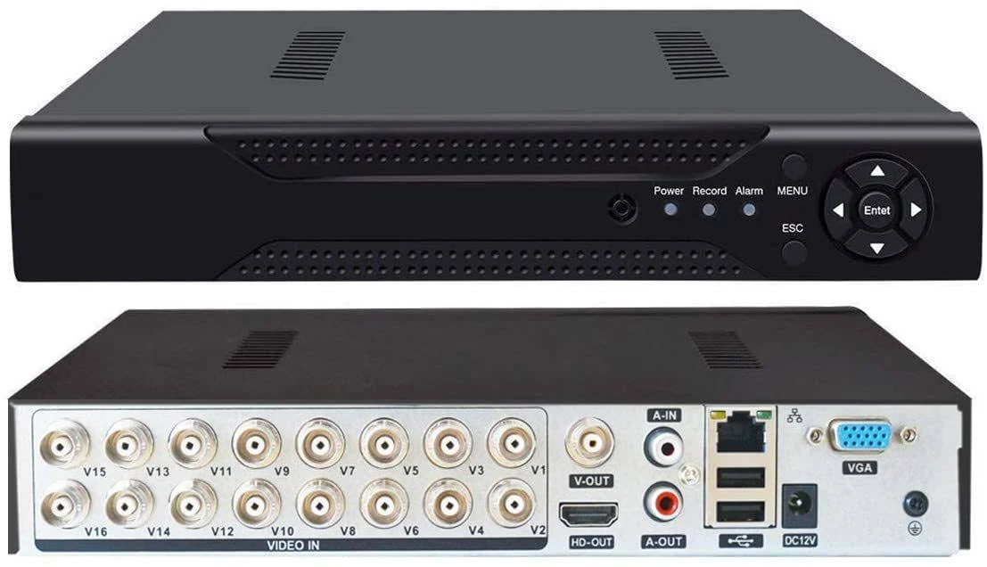 16 Channels DVR Recorder Hybrid DVR H.264 CCTV Security Camera System Digital Video