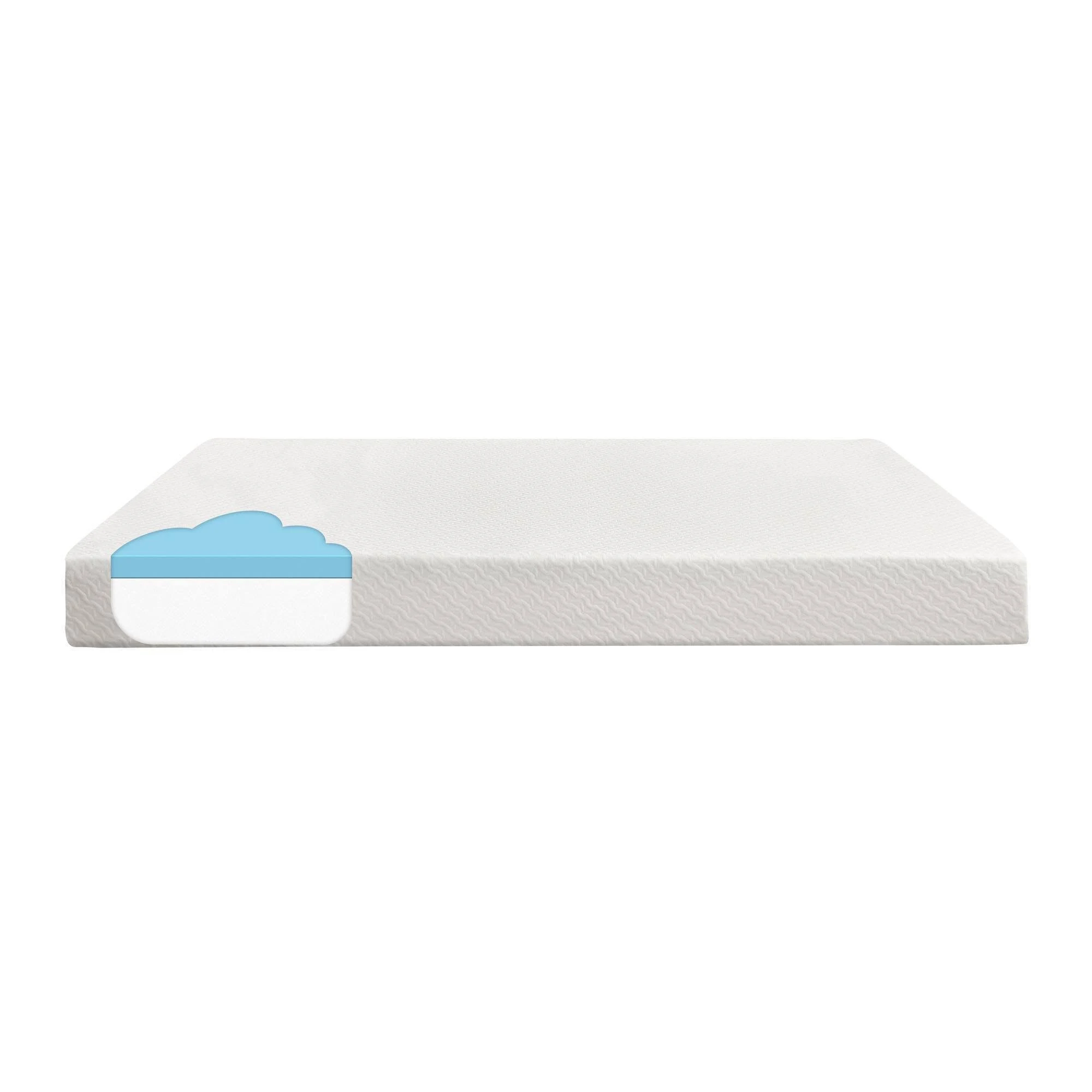 Serta Sheer Slumber 8″ Medium Firm Gel Memory Foam Mattress-in-a-Box, Size: Twin