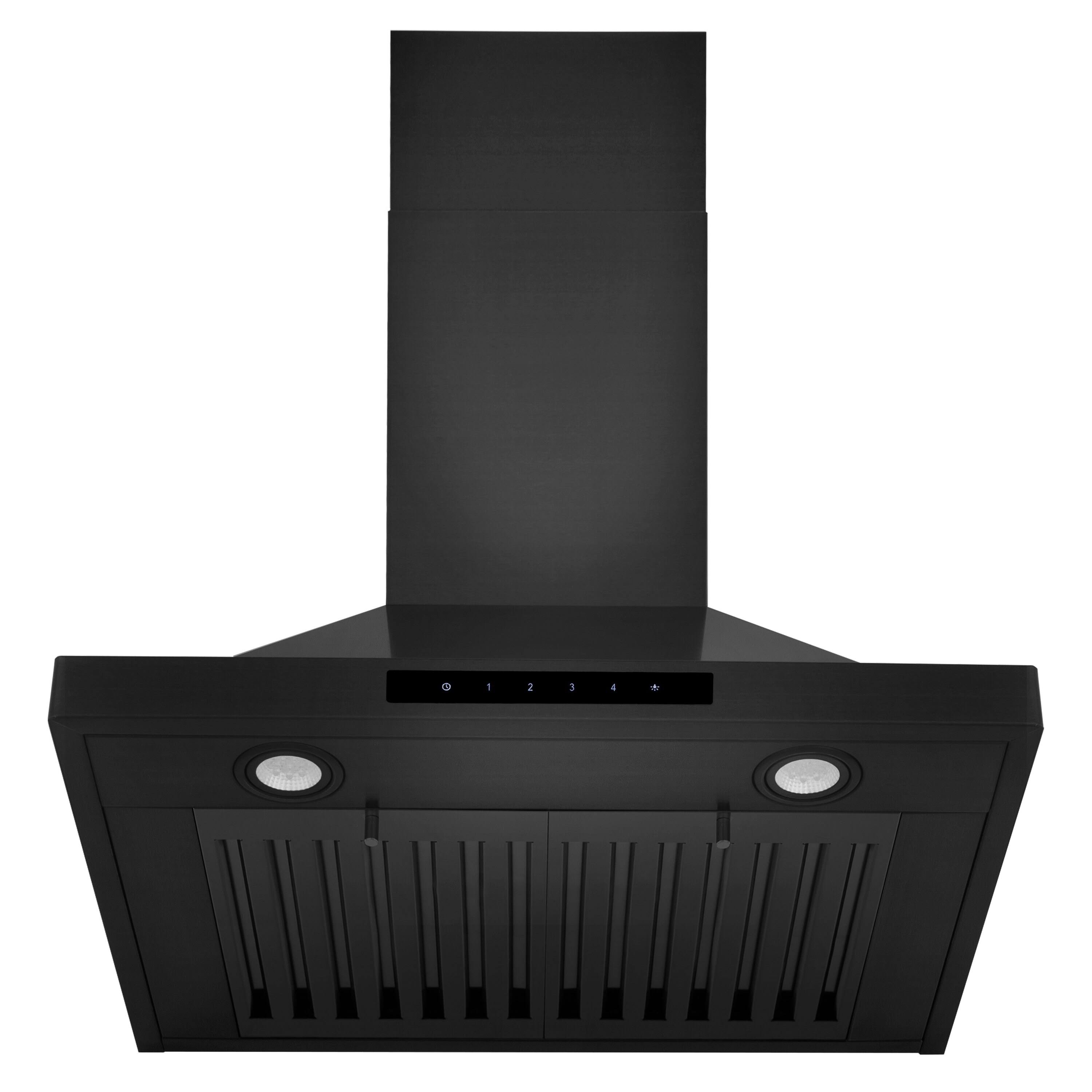 ZLINE 30∪ Wall Mount Range Hood in Black Stainless Steel (BSKBN-30)