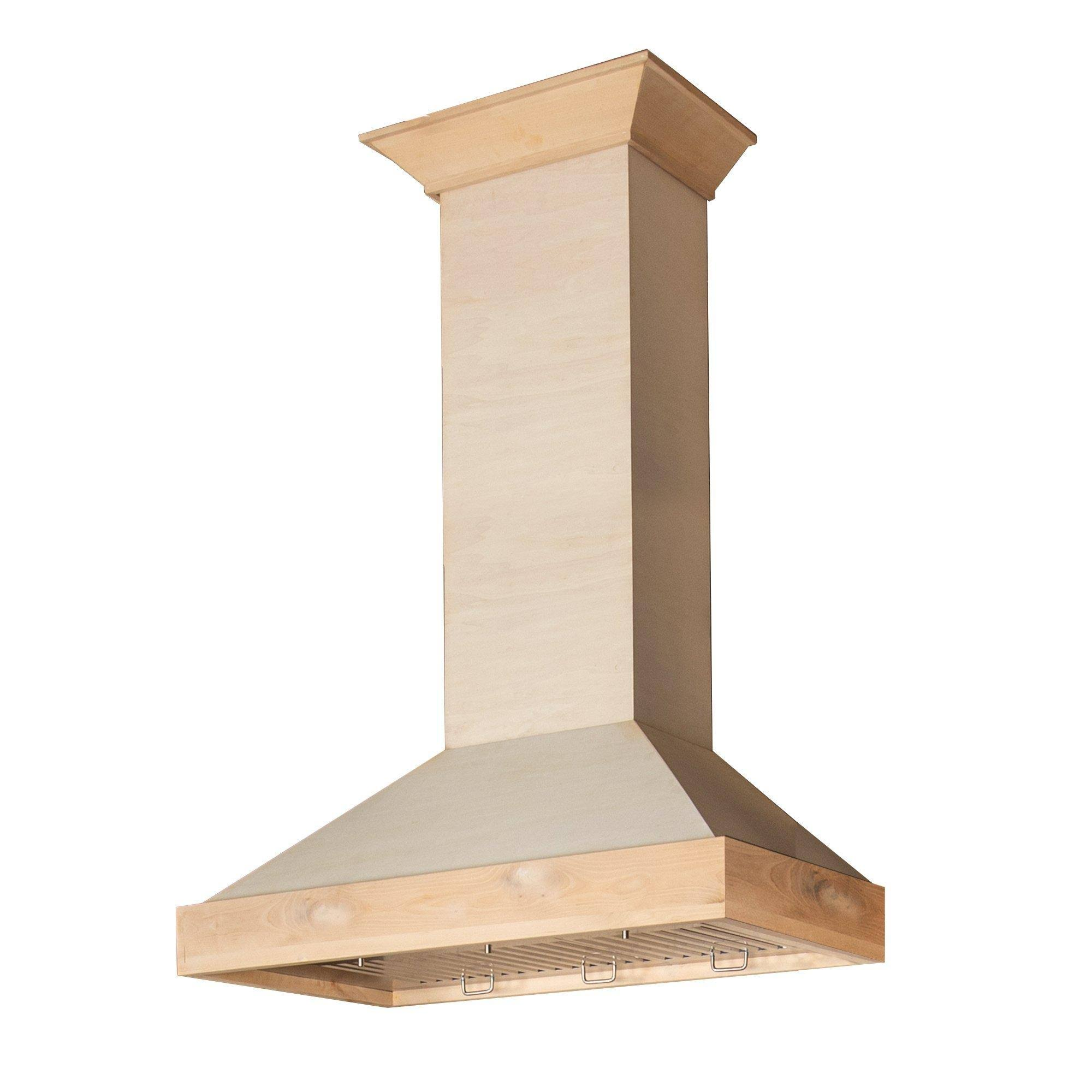 ZLINE 30∪ Unfinished Wooden Wall Mount Range Hood (KBUF-30)