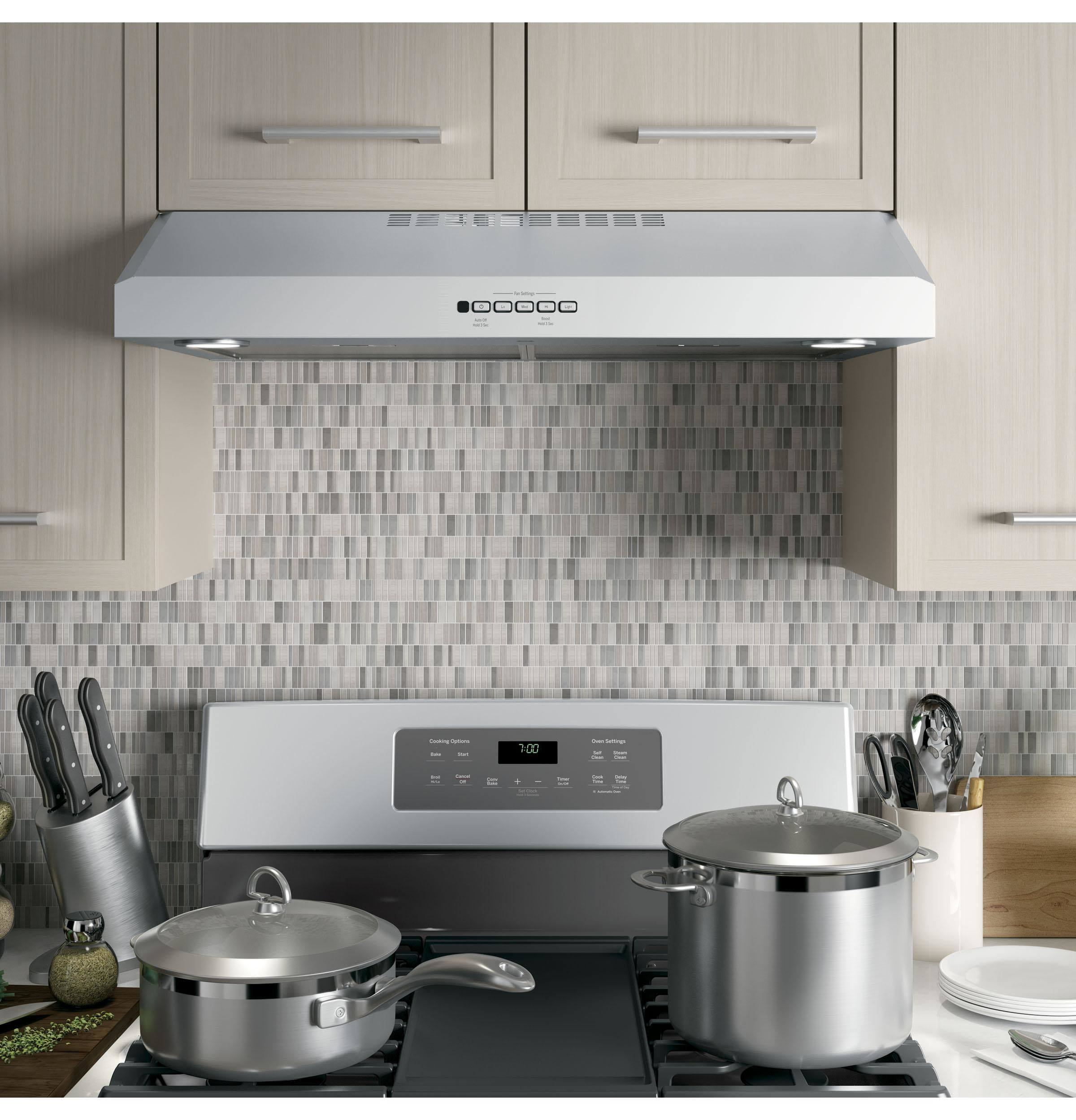 GE JVX5300SJSS 30∪ Under The Cabinet Range Hood 每 Stainless Steel