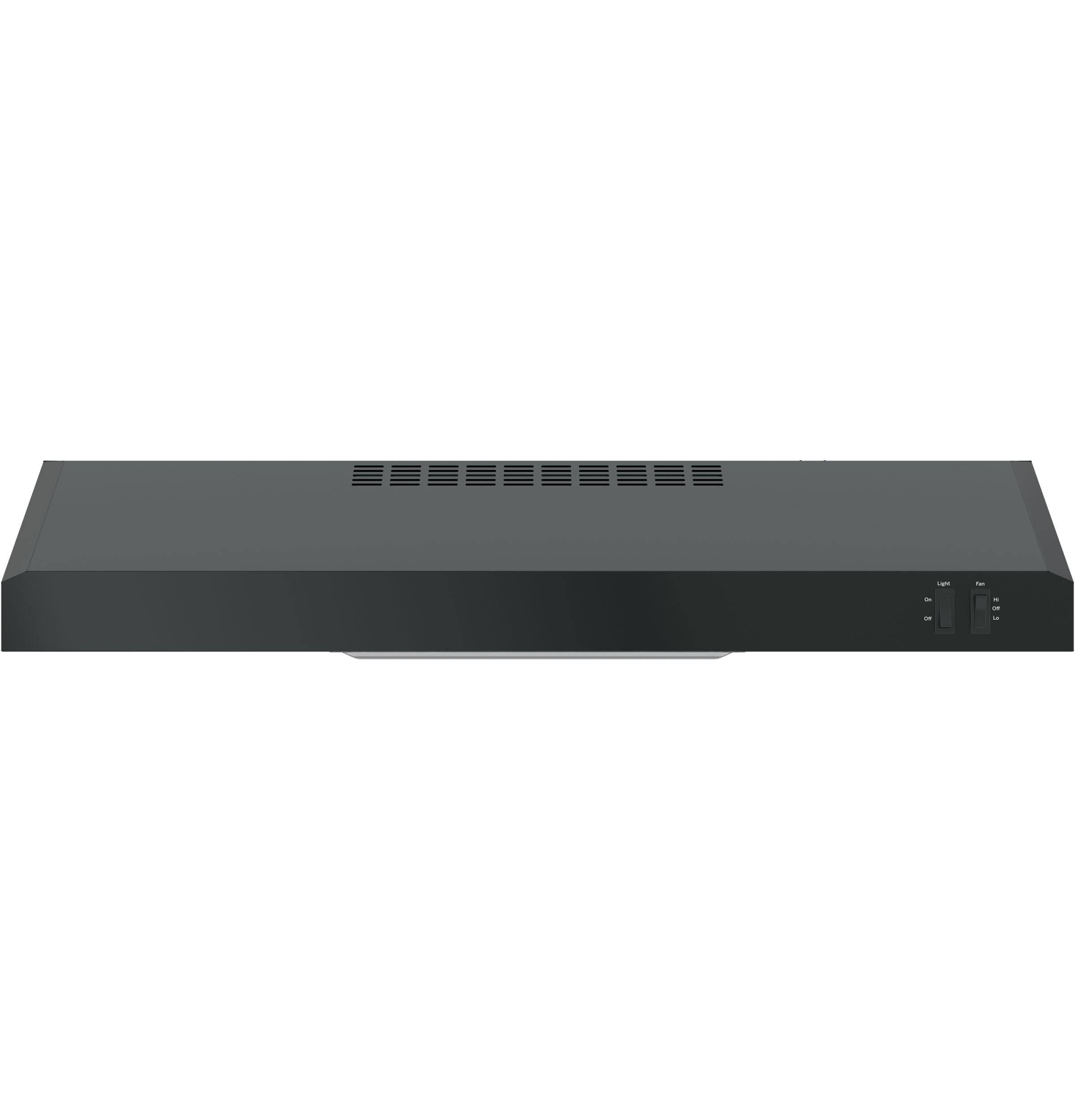 GE JVX3300DJBB 30 inch Black Under Cabinet Range Hood