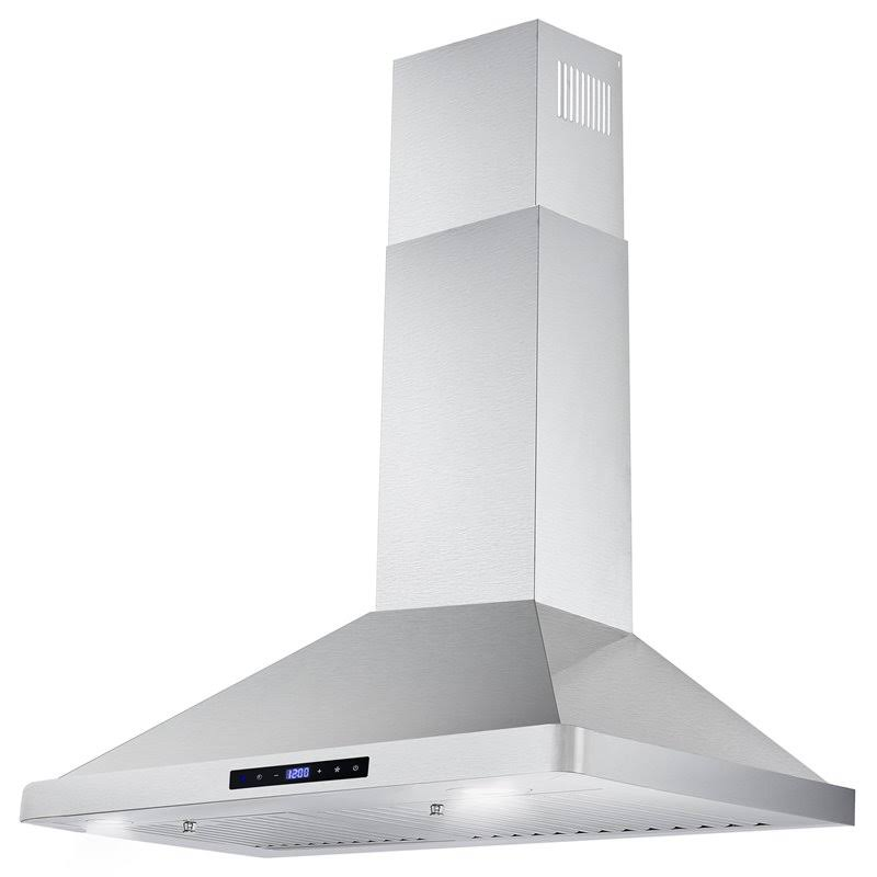 Cosmo 30∪ 380 CFM Ductless Wall Mount Range Hood Kitchen Hood in Stainless Steel