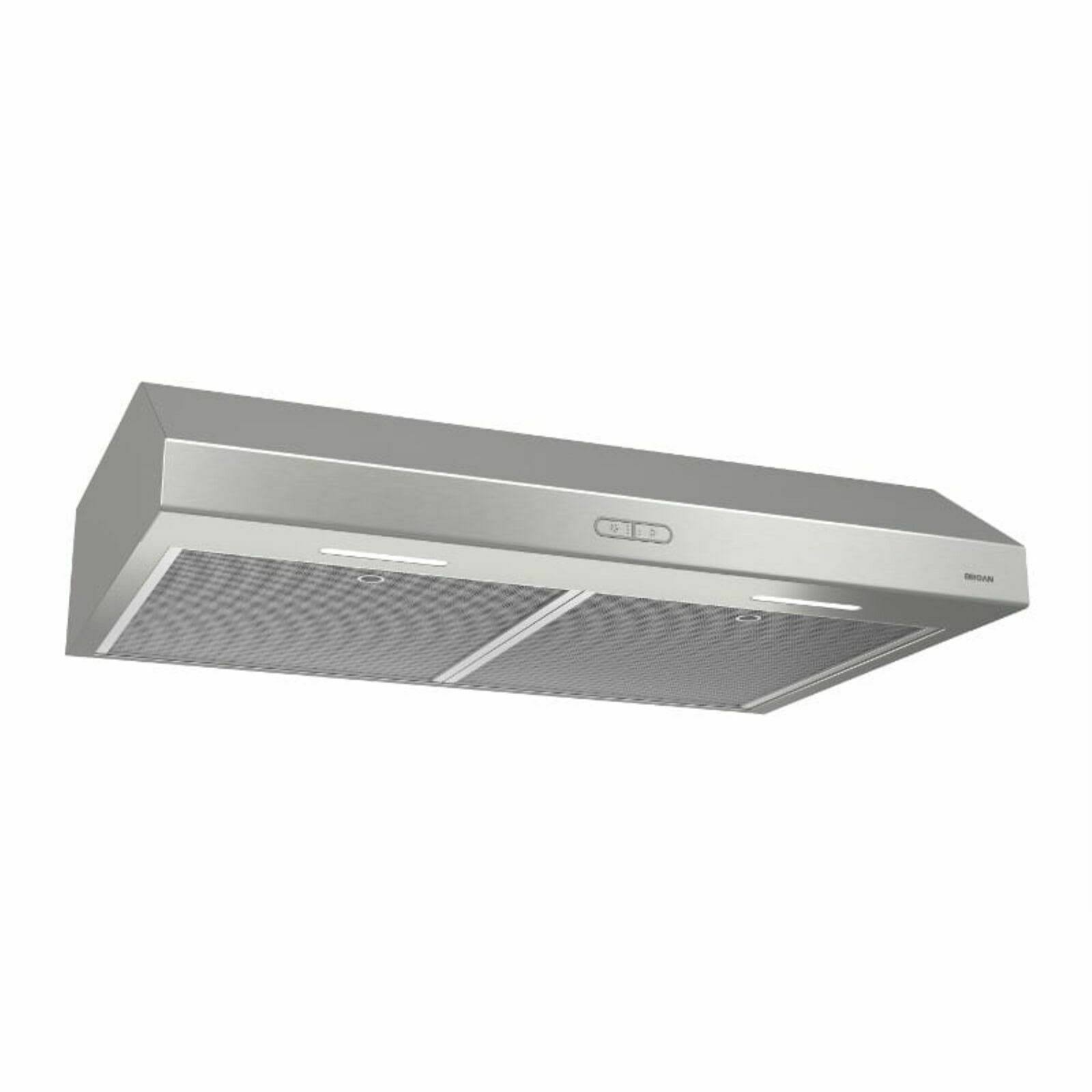 Broan BCDF142SS 42∪ Glacier Range Hood 每 Stainless Steel