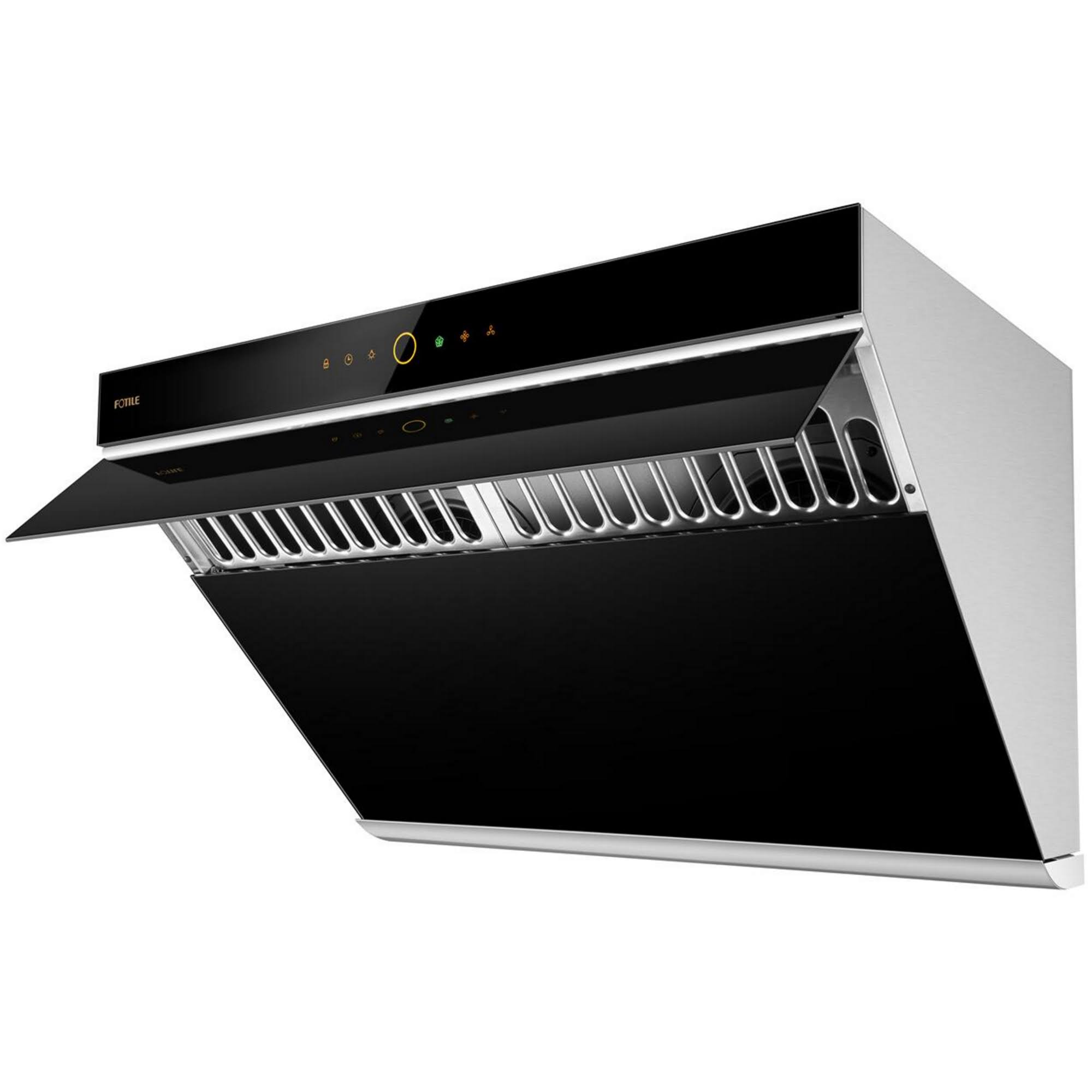 FOTILE 30 in. 1000 CFM Side Draft Air Extraction Under Cabinet or Wall Mount Range Hood with Touchscreen in Onyx Black