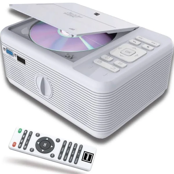 RCA RPJ140 Bluetooth FHD Projector with DVD Player