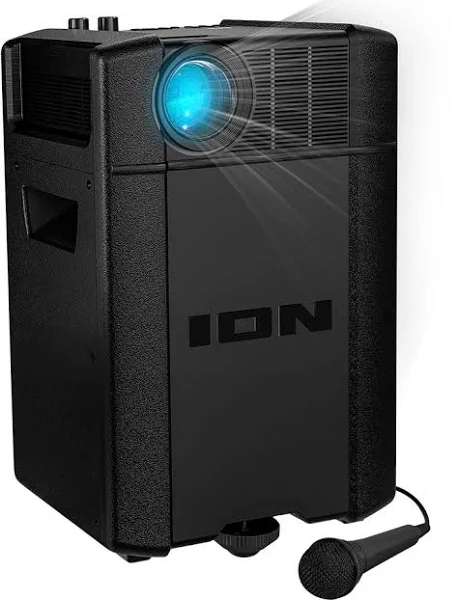 Ion Projector Deluxe Speaker Battery/AC Powered Indoor/Outdoor Projector IPA119B