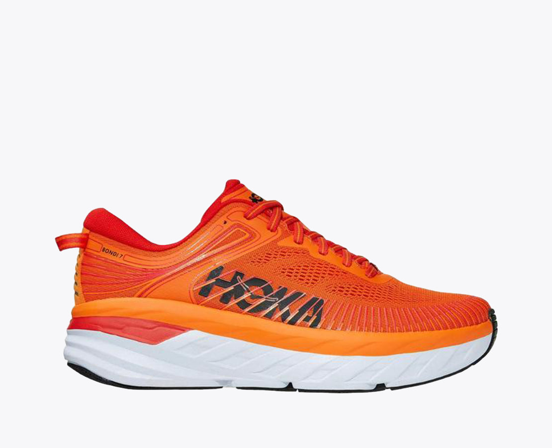 Bondi 7 Men's Running Shoes Persimmon Orange