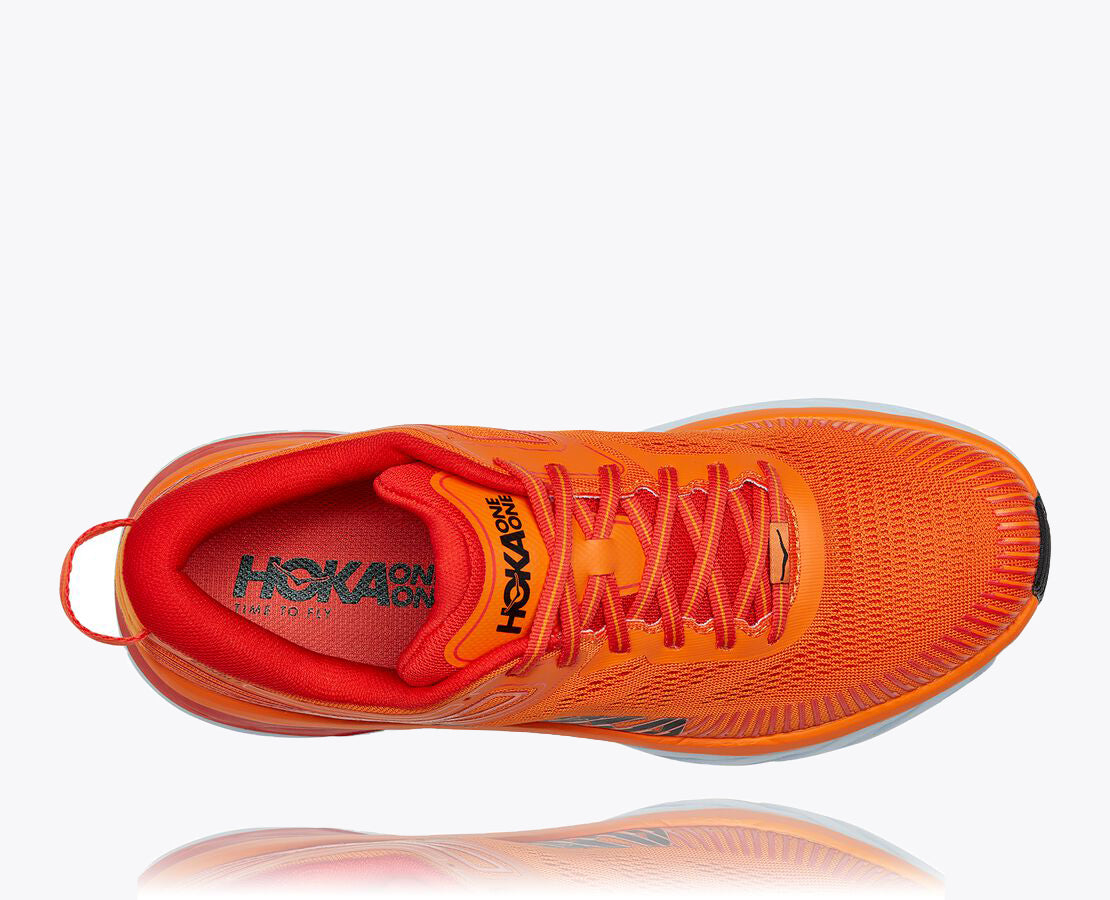 Bondi 7 Men's Running Shoes Persimmon Orange