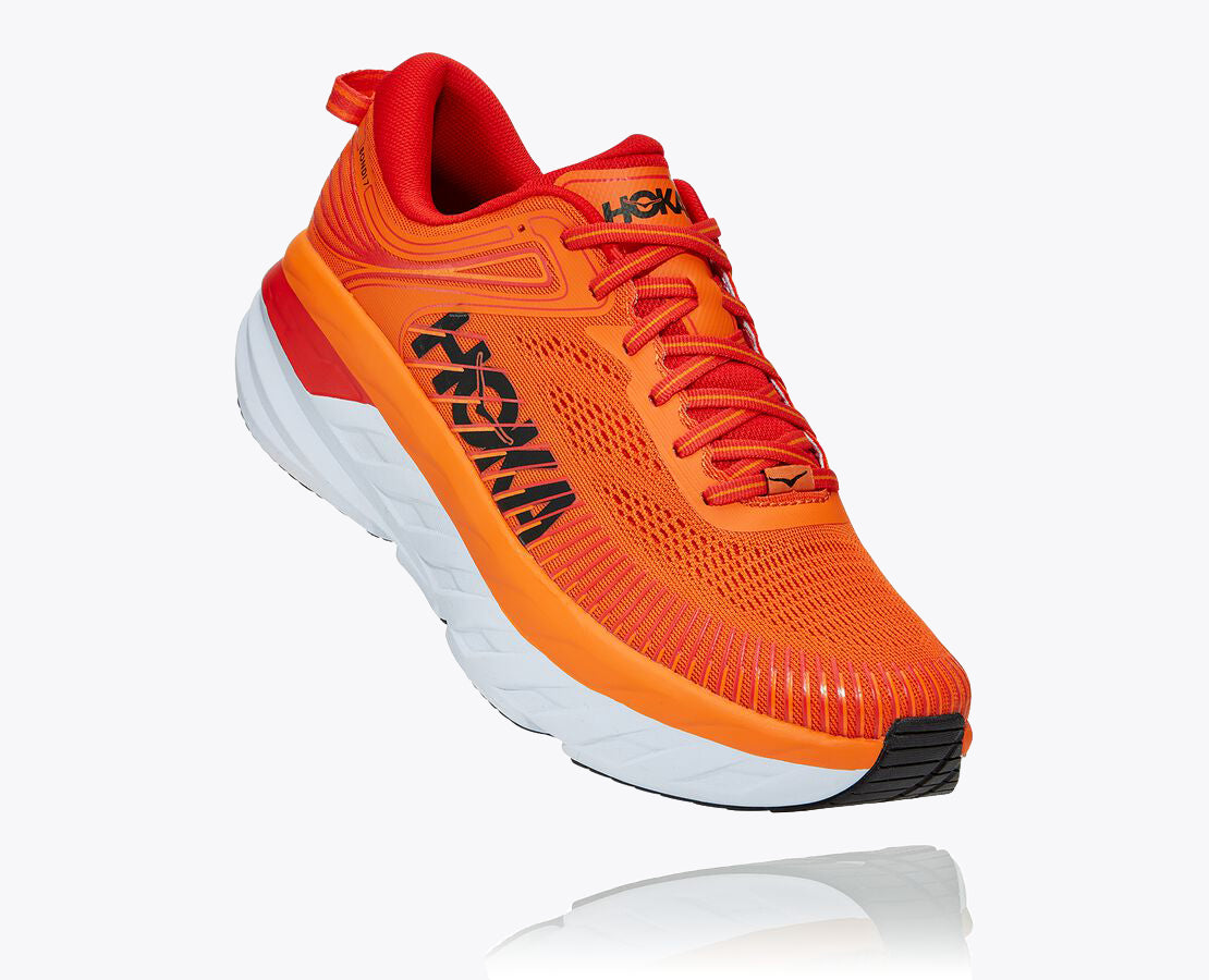 Bondi 7 Men's Running Shoes Persimmon Orange